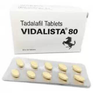 Tadalafil VIDALISTA 80 мг/таб 10 таблеток