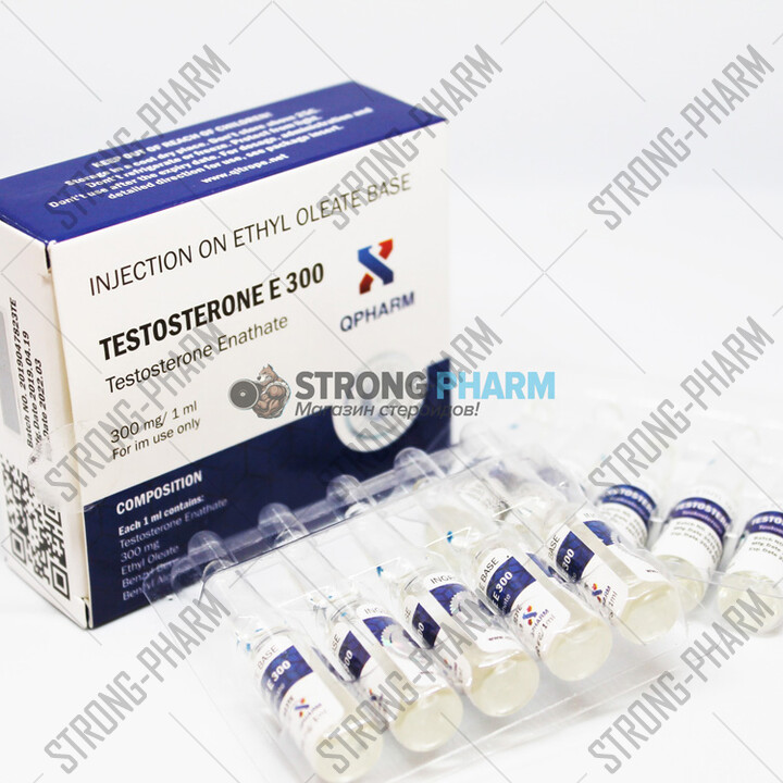 Testosterone E 300 (тестостерон энантат) от QPharm